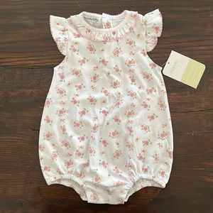 NWT Floral Sleeveless Bubble Onesie 9m